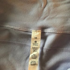 Lululemon loose light purple shorts